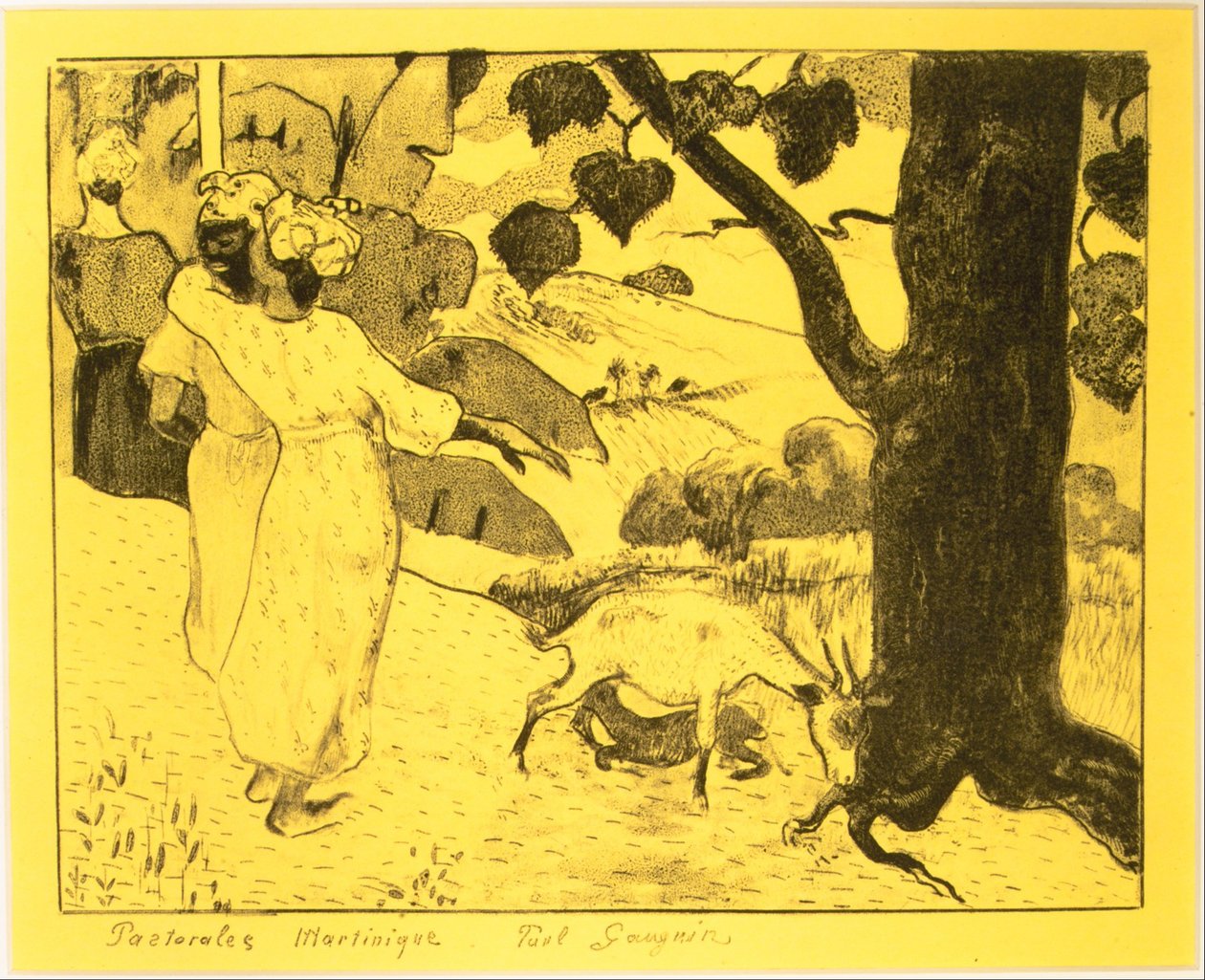 Pastorais da Martinica, da Suíte Volpini: Desenhos Litográficos, 1889., 1889. de Paul Gauguin