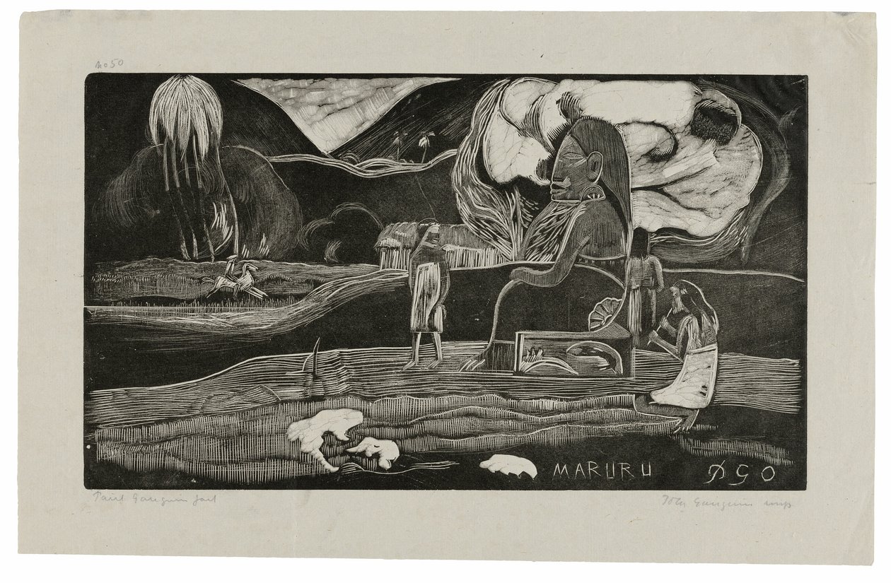 Maruru (Oferendas de Gratidão), da Suíte Noa Noa de Paul Gauguin