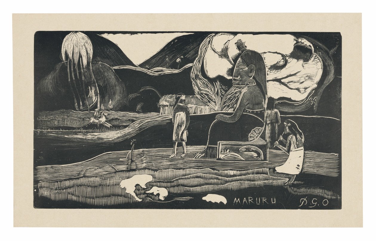 Maruru (Oferendas de Gratidão), da Suíte Noa Noa de Paul Gauguin