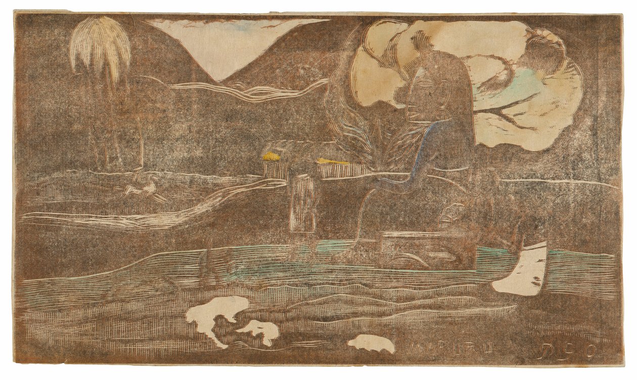 Maruru (Oferendas de gratidão), da Suite Noa Noa de Paul Gauguin