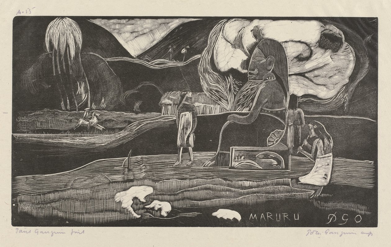 Maruru (obrigado) de Paul Gauguin