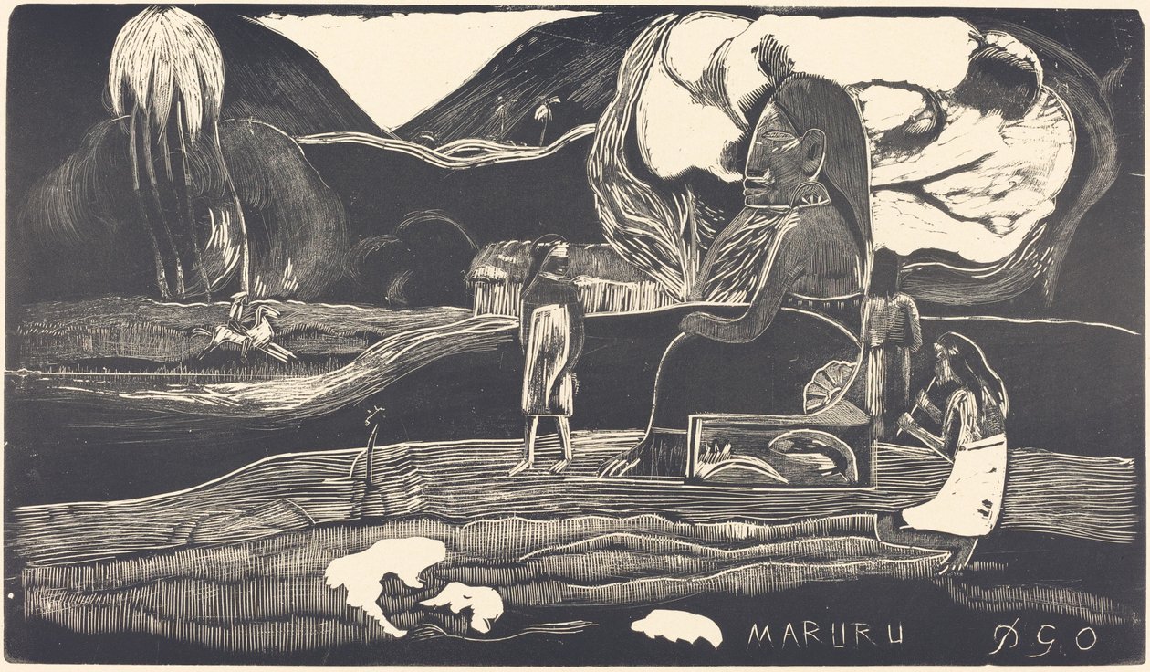 Maruru (obrigado) de Paul Gauguin