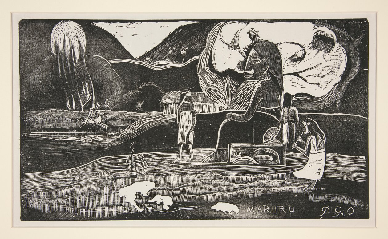 Maruru; Merci - Uma Oferta de Gratidão de Paul Gauguin