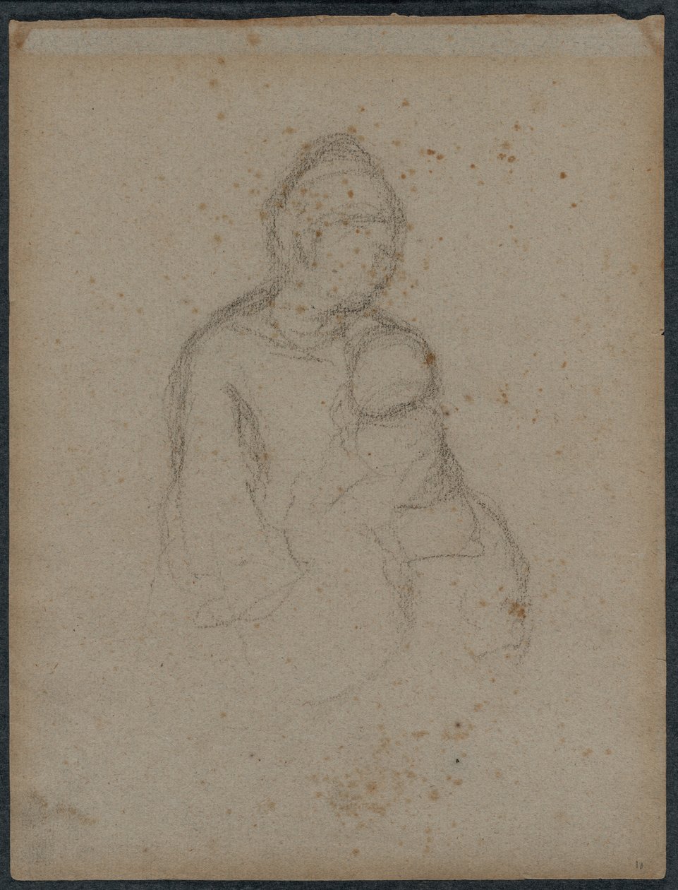 Mãe e Filho reto, década de 1870. de Paul Gauguin