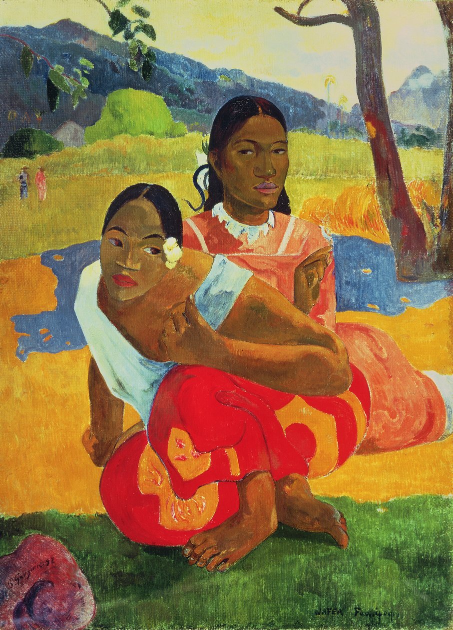 Como se casou (quando você vai se casar), 1892 de Paul Gauguin