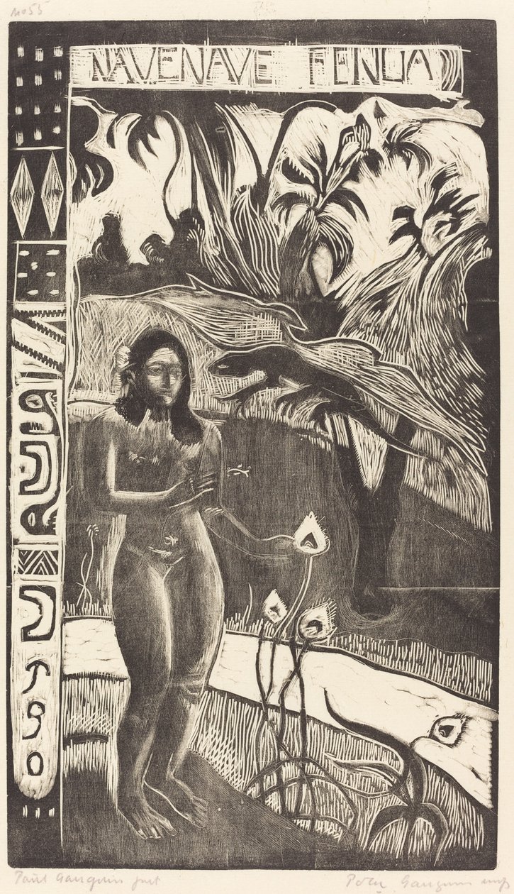 Nave Nave Fenua Delightful Land, 18941895. de Paul Gauguin