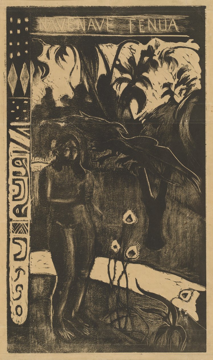 Nave Nave Fenua Delightful Land, 18941895. de Paul Gauguin