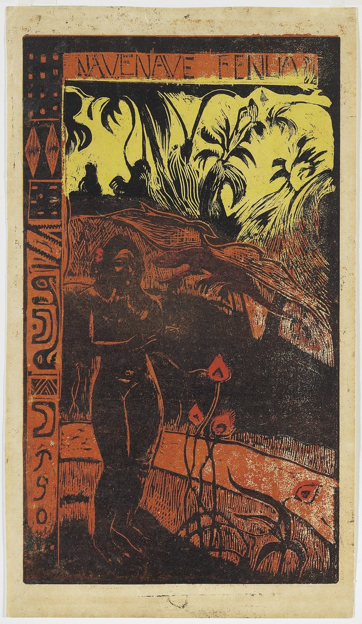 Nave Nave Fenua da Série Noa Noa de Paul Gauguin