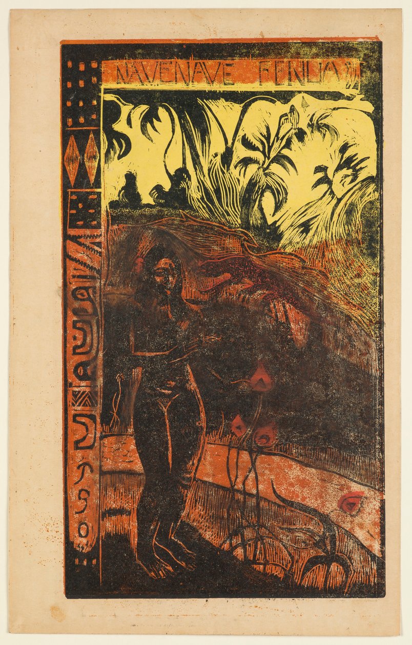 Nave Nave Fenua, da série "Noa Noa" de Paul Gauguin
