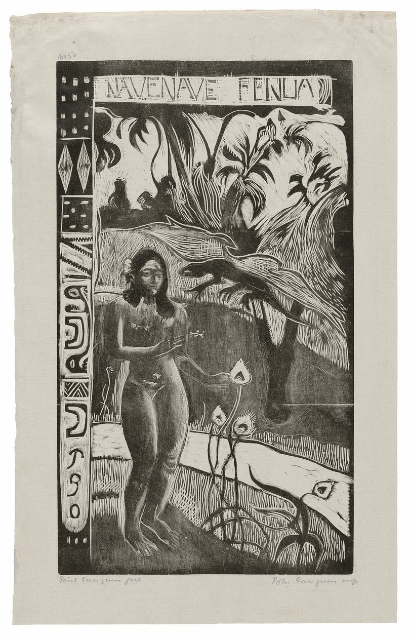 Nave nave fenua (Delightful Land), da Suite Noa Noa de Paul Gauguin