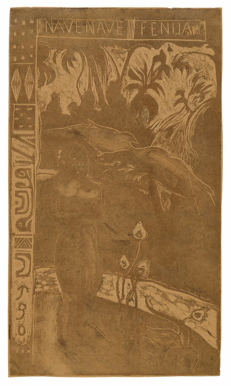 Nave nave fenua (Delightful Land), da Suite Noa Noa de Paul Gauguin