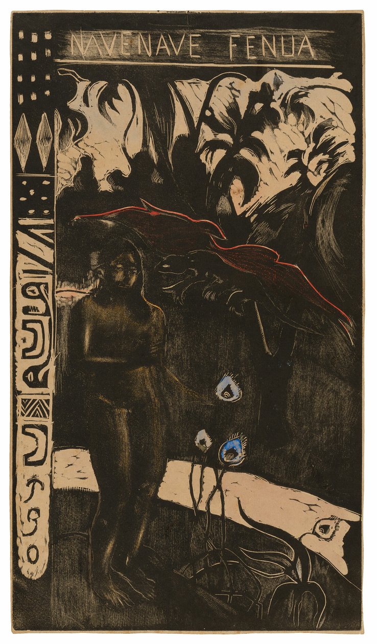 Nave nave fenua (Terra deliciosa), da Suite Noa Noa de Paul Gauguin