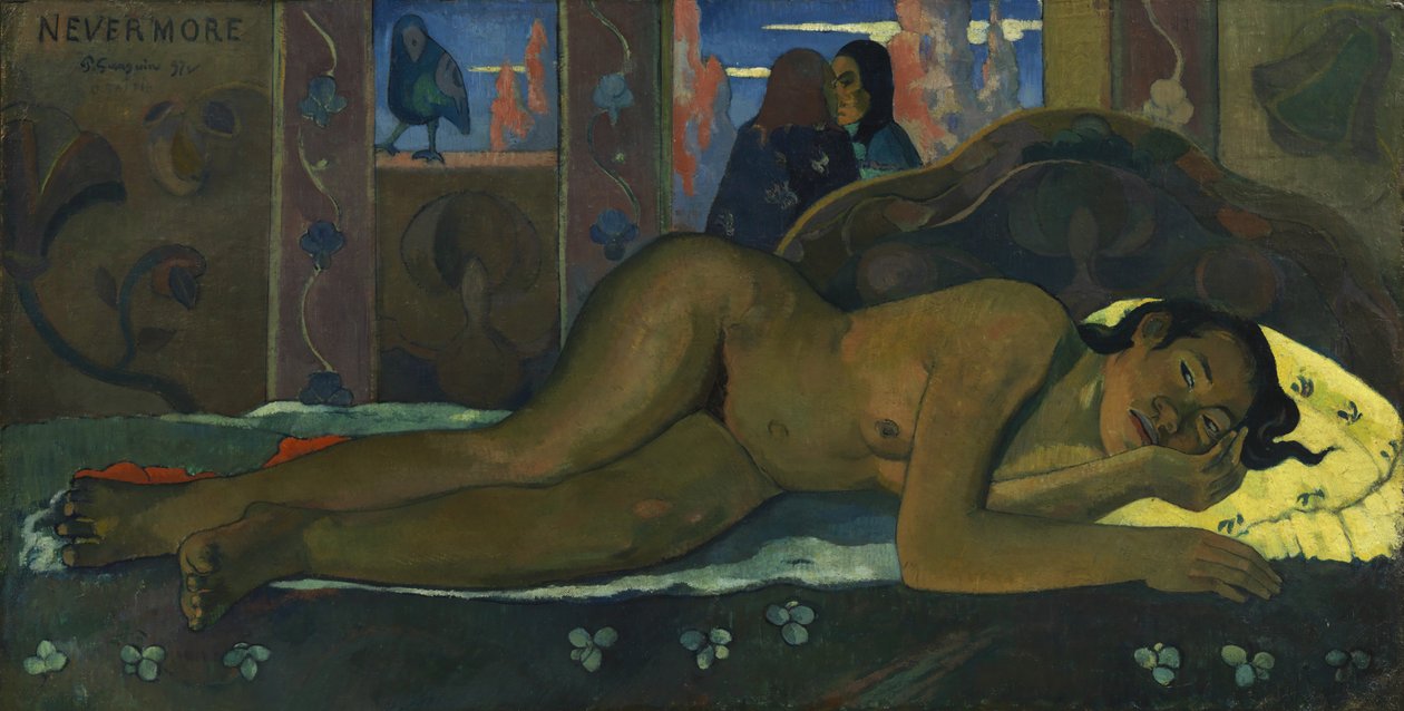 Nunca mais, 1897 de Paul Gauguin