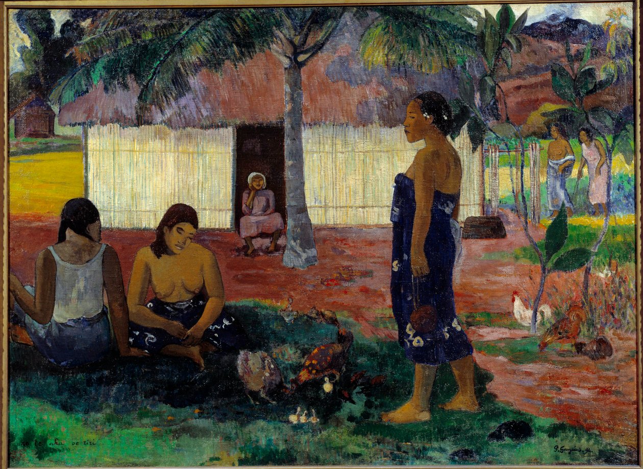 No te aha oe riri (Porque estás zangado?) de Paul Gauguin