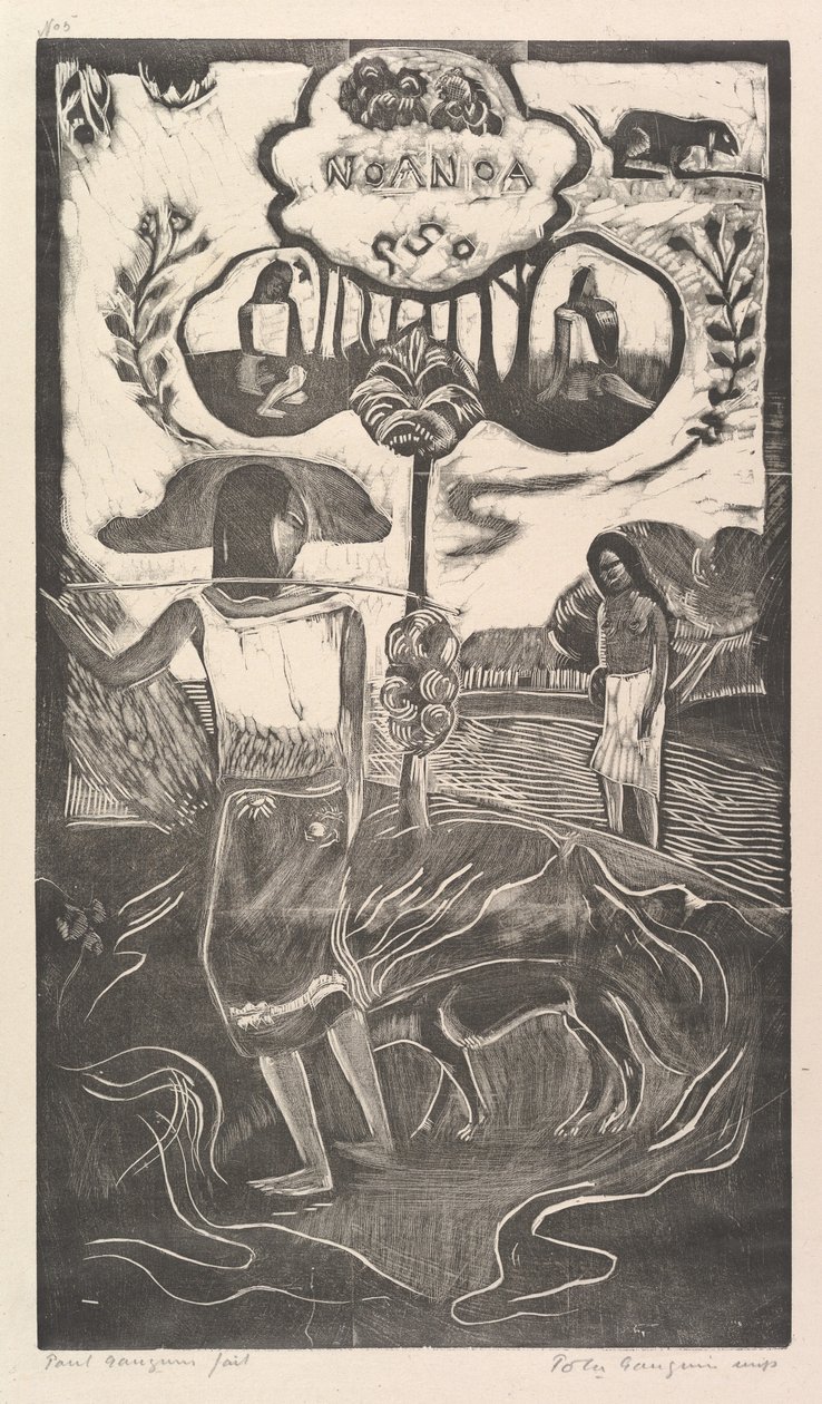 Noah, 1893-94. de Paul Gauguin