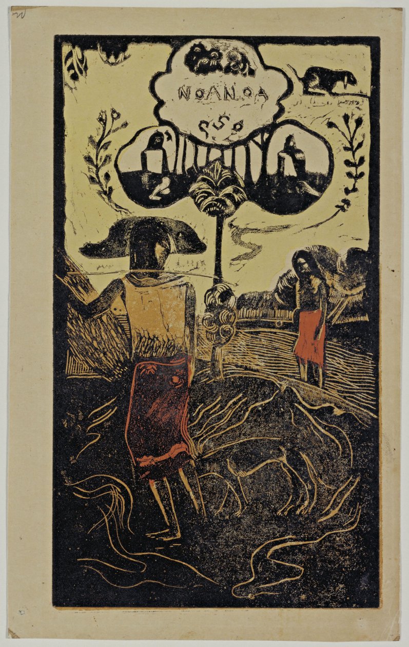 Noa Noa Fragrância Da Série Noa Noa, 1893-1894 de Paul Gauguin