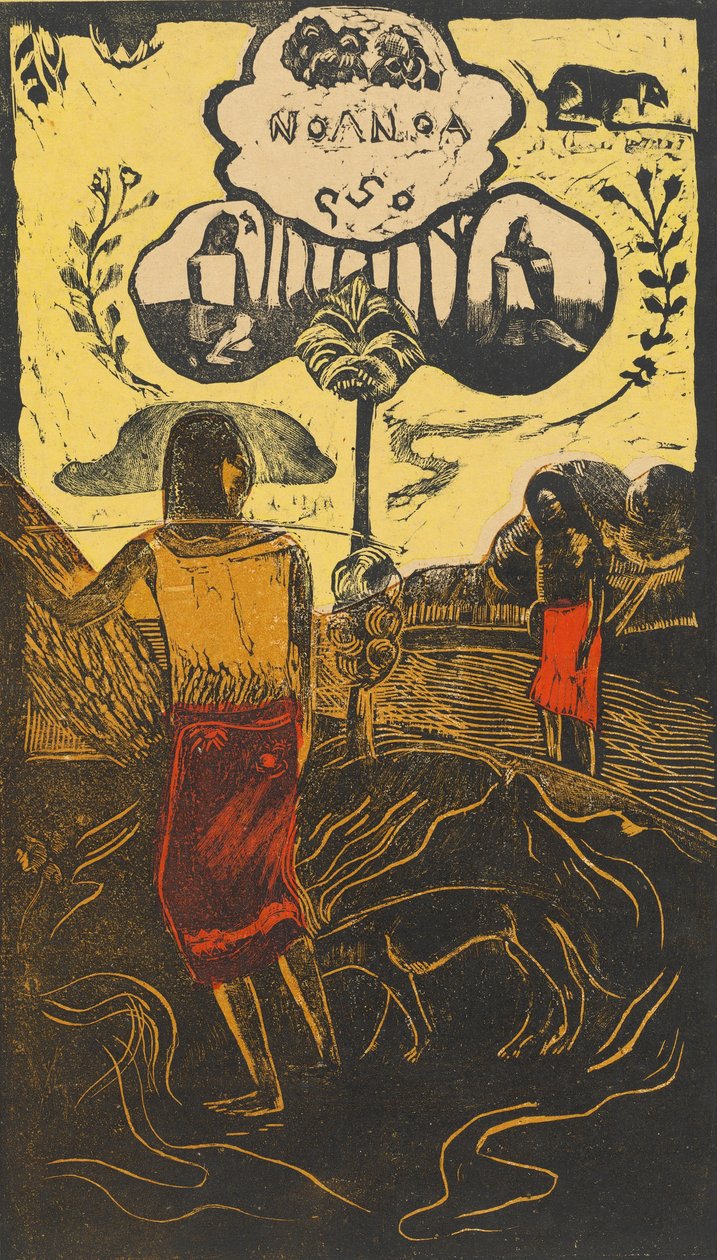 Noa Noa Perfumado, Perfumado, 18941895. de Paul Gauguin
