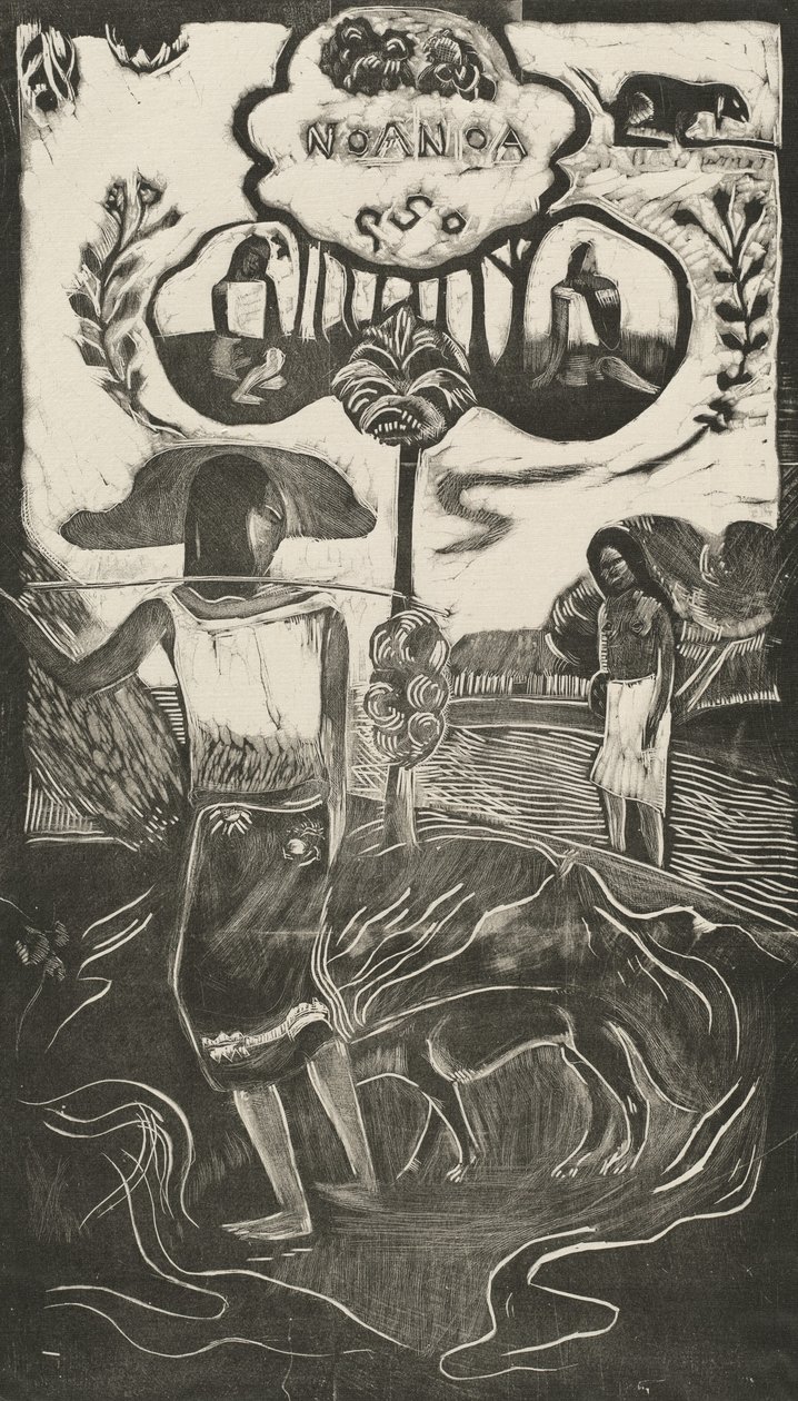 Noa Noa Perfumado, Perfumado, 18941895. de Paul Gauguin