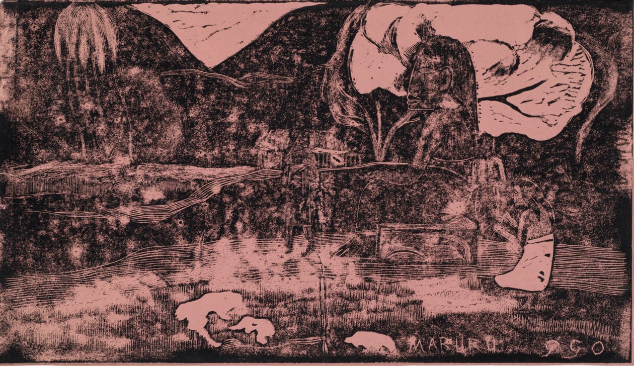 Noé: Ofertas de gratidão, março de 1893-1894. de Paul Gauguin