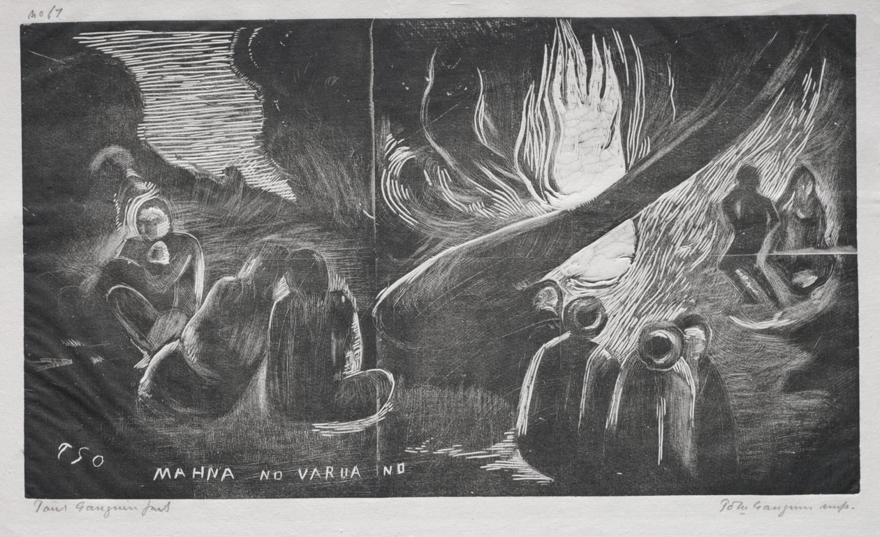Noé Noé; O Diabo Fala (Mahna No Varua Ino) de Paul Gauguin