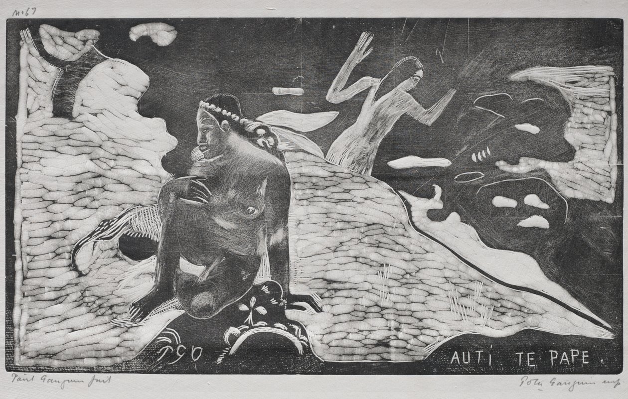 Noa Noa: Mulheres no Rio (Auti Te Pape) de Paul Gauguin