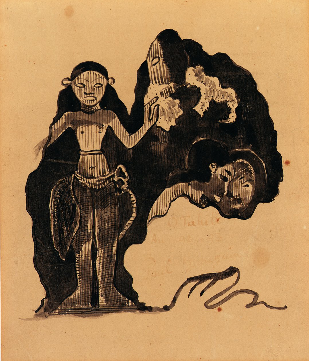 Do Taiti, 1892-93 de Paul Gauguin