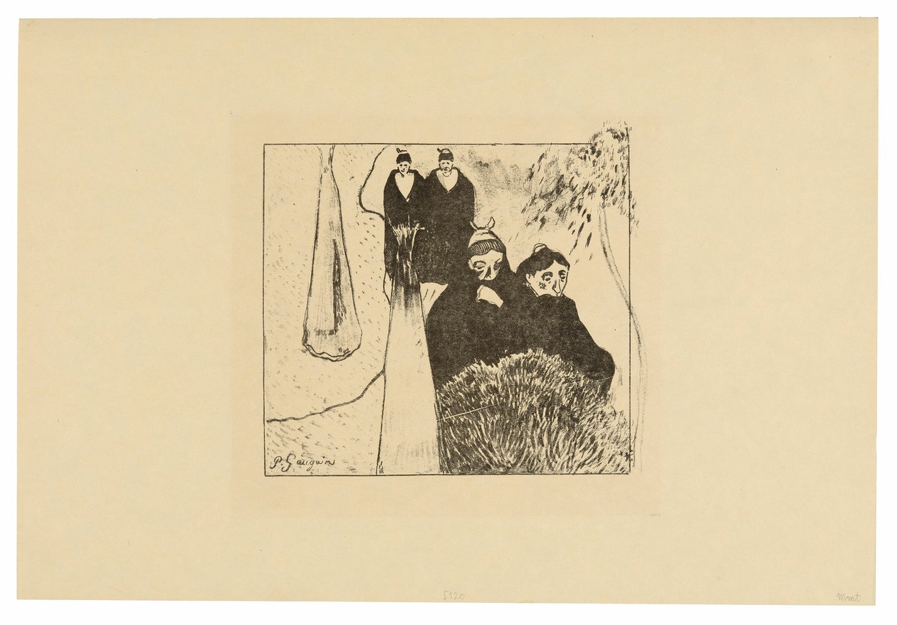 Velhas de Arles, da Suíte Volpini de Paul Gauguin