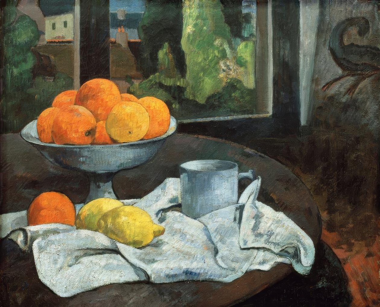 Laranjas e limões com vista sobre Pont-Aven de Paul Gauguin