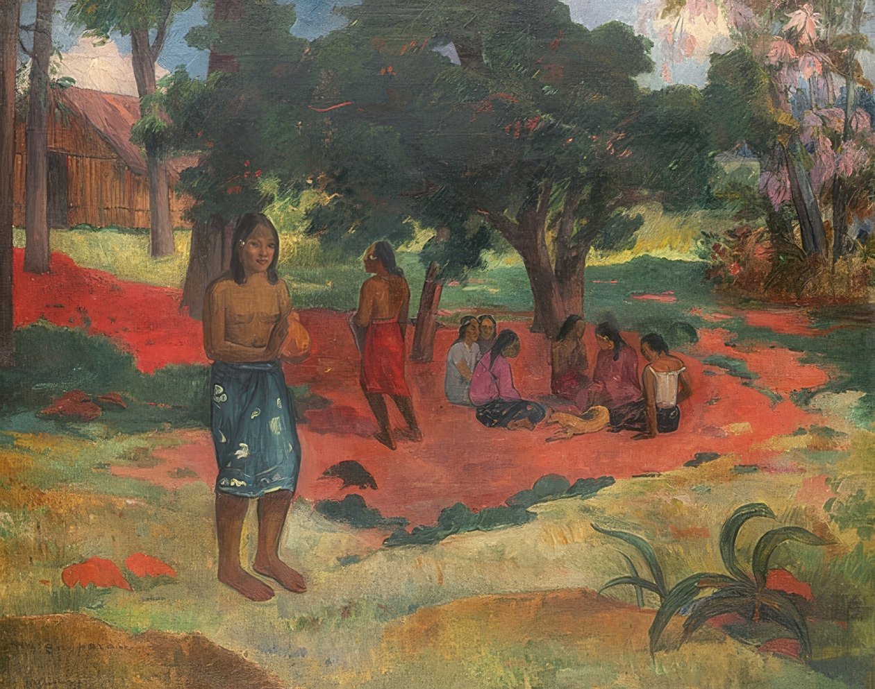 Parau Parau (palavras sussurradas). 1892 de Paul Gauguin