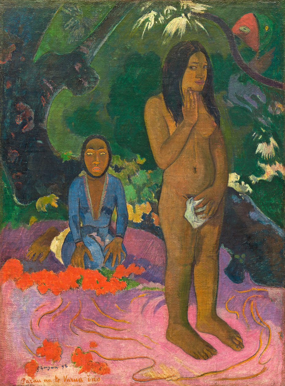 Palavras do demônio de Paul Gauguin