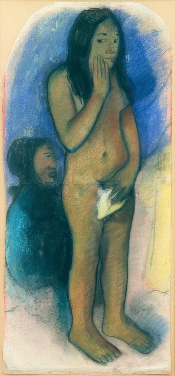 Fale com o espírito maligno de Paul Gauguin