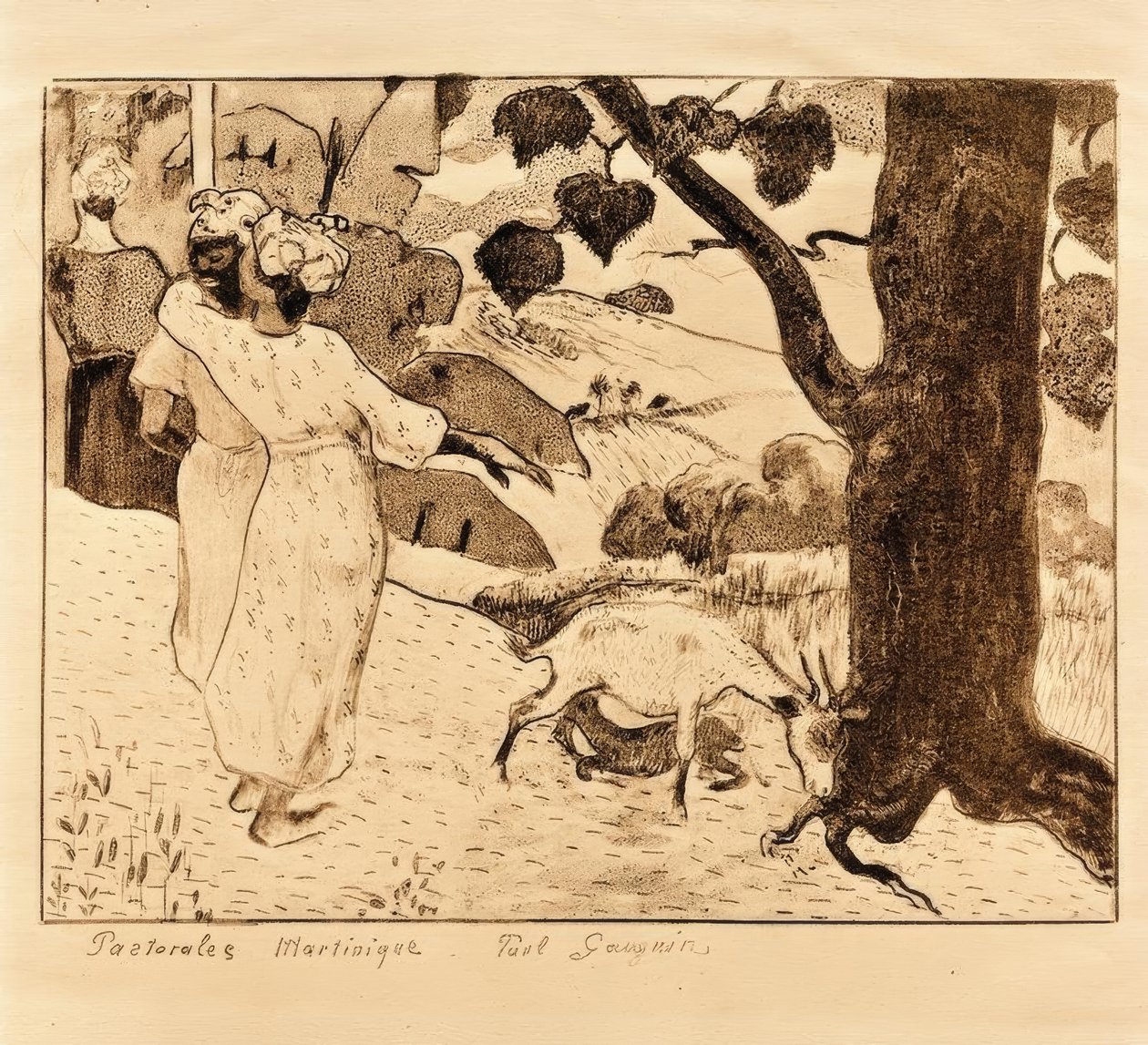 Martinica Pastoral de Paul Gauguin