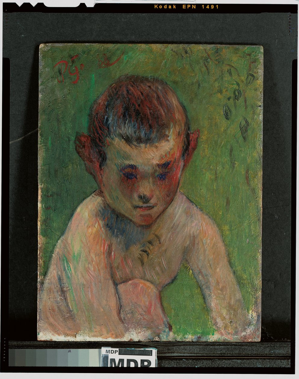 Pouco banhista bretão, 1888 de Paul Gauguin