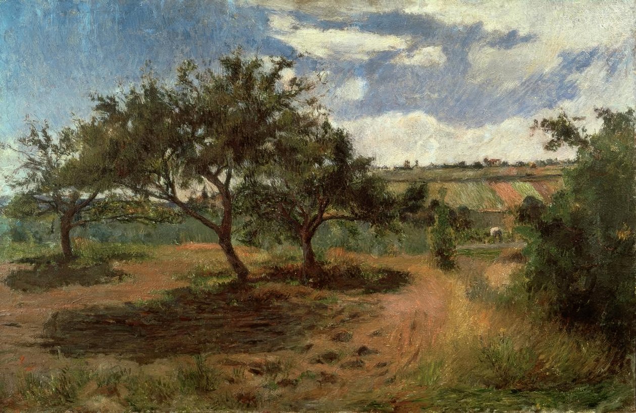 Macieiras em flor (III) de Paul Gauguin