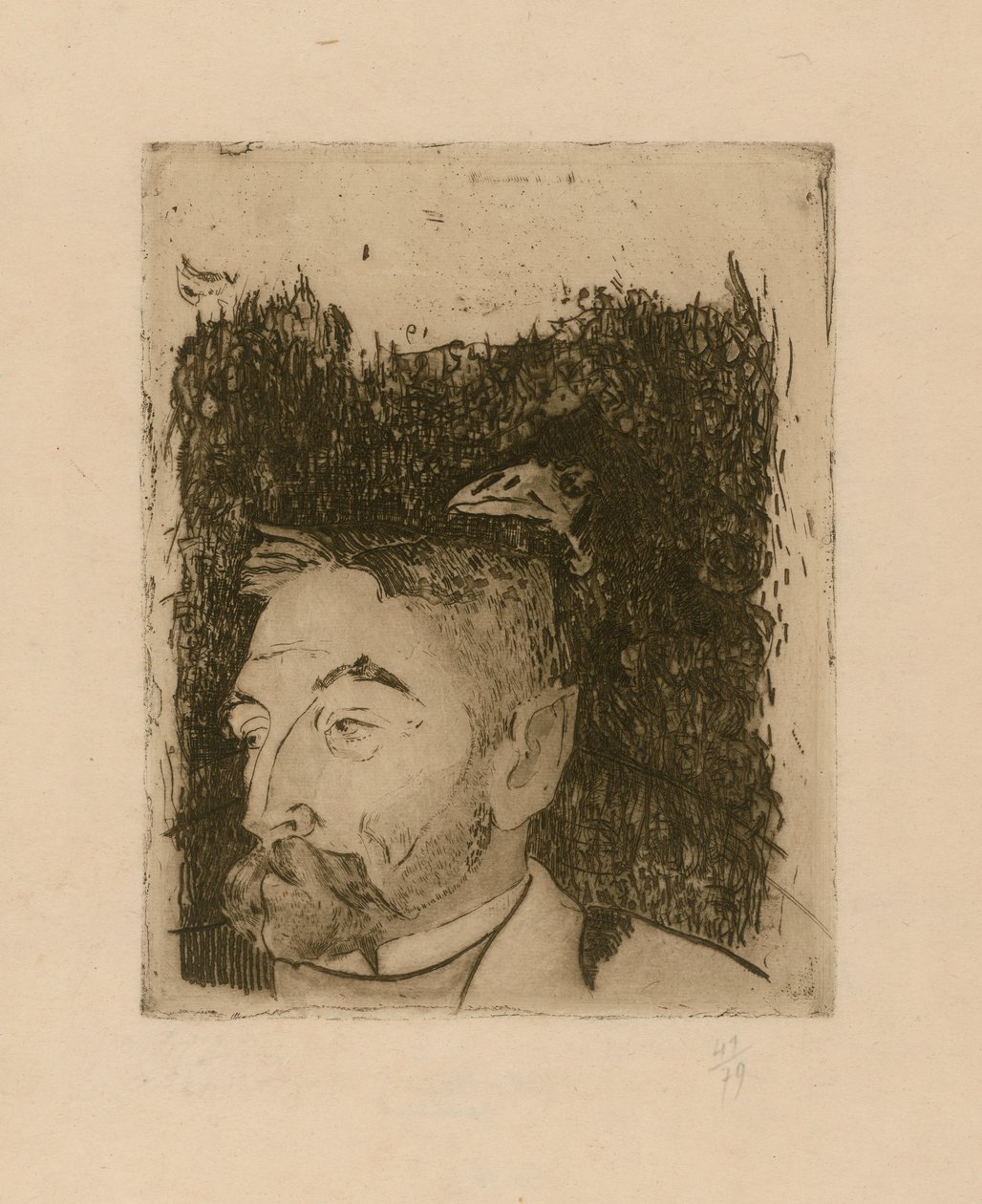 Retrato de Stéphane Mallarmé de Paul Gauguin