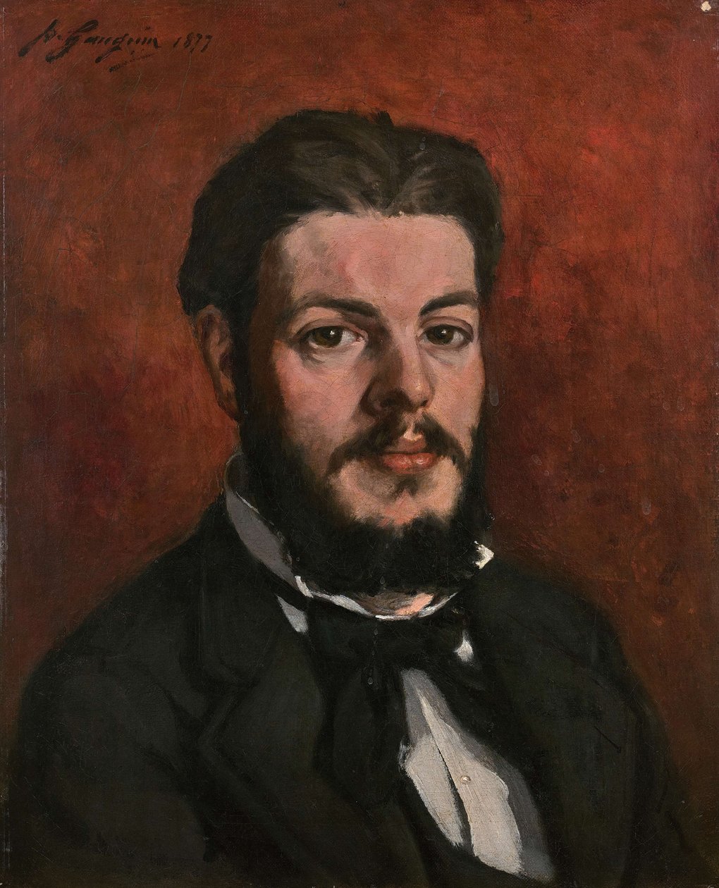 Retrato de Claude Antoine Charles Favre, 1877. de Paul Gauguin