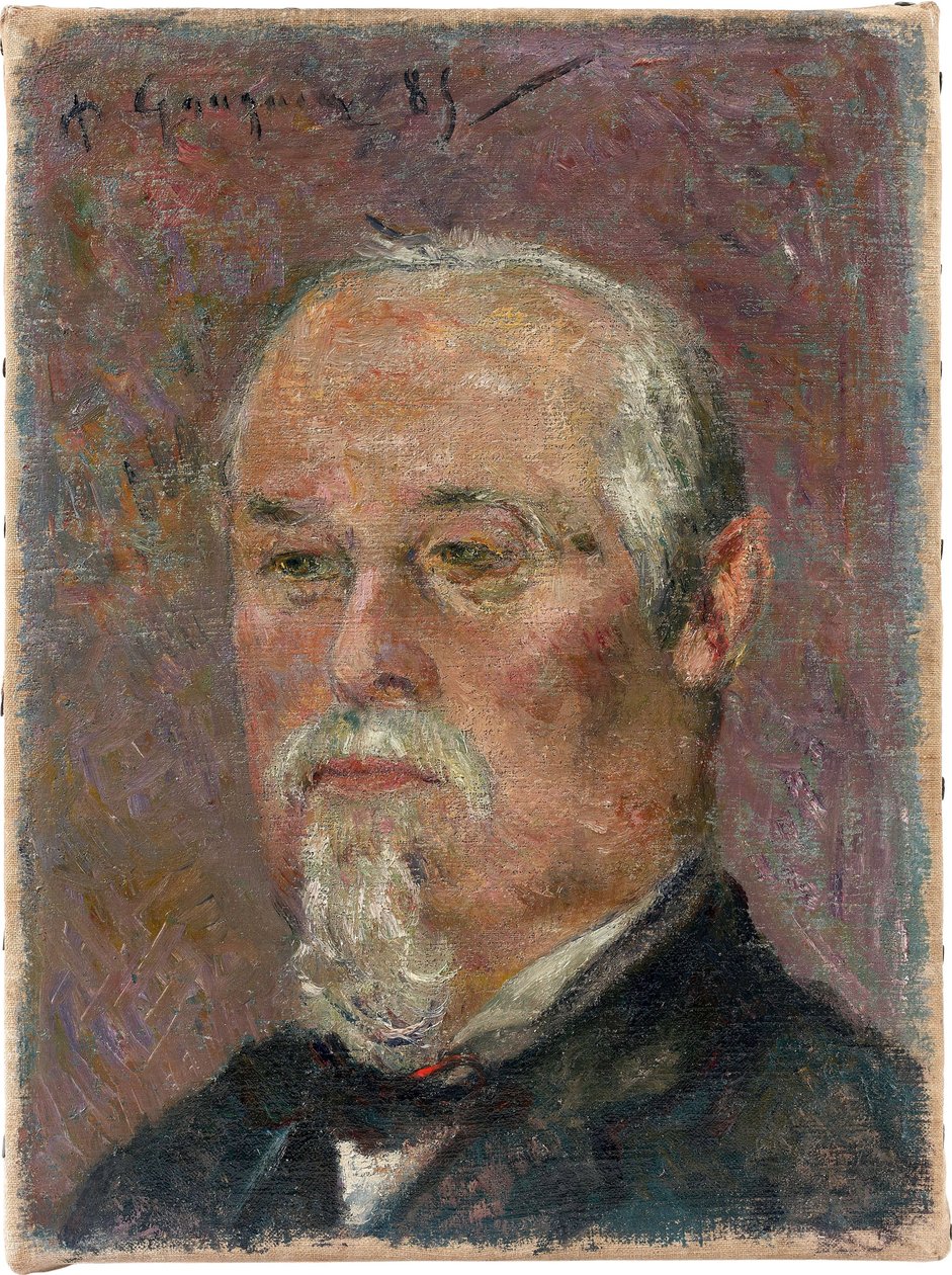 Retrato de Philibert Favre, 1885. de Paul Gauguin