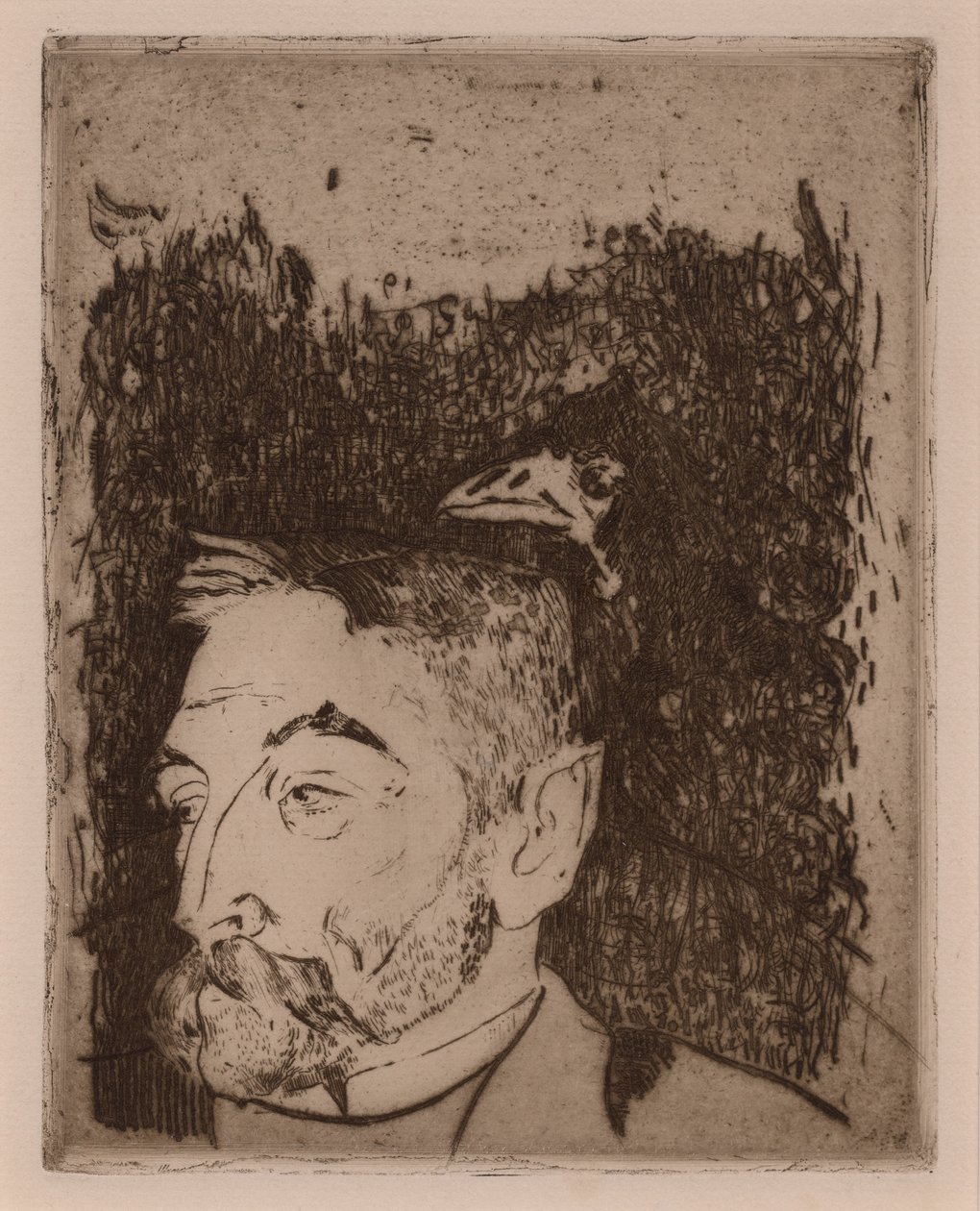 Retrato de Stéphane Mallarmé de Paul Gauguin