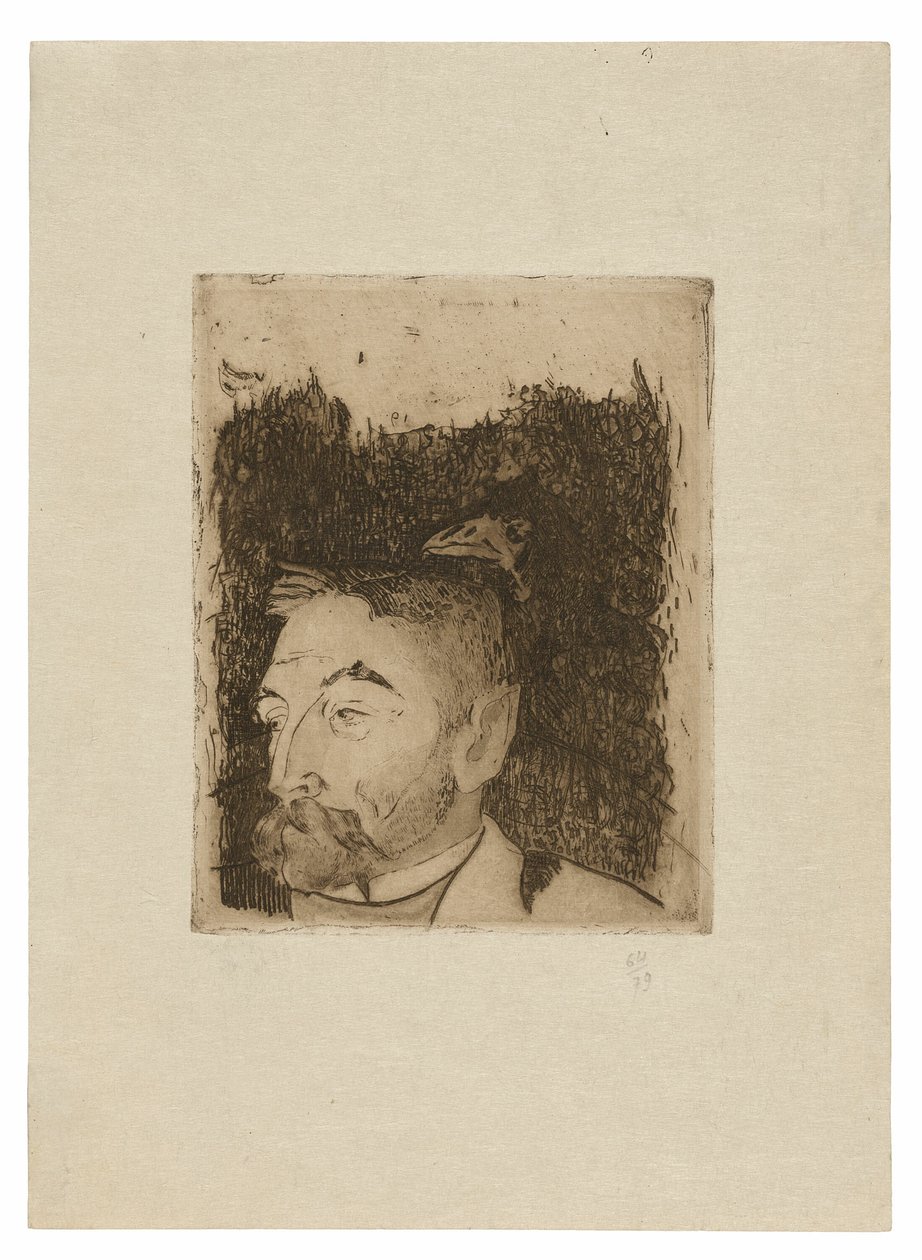 Retrato de Stéphane Mallarmé de Paul Gauguin