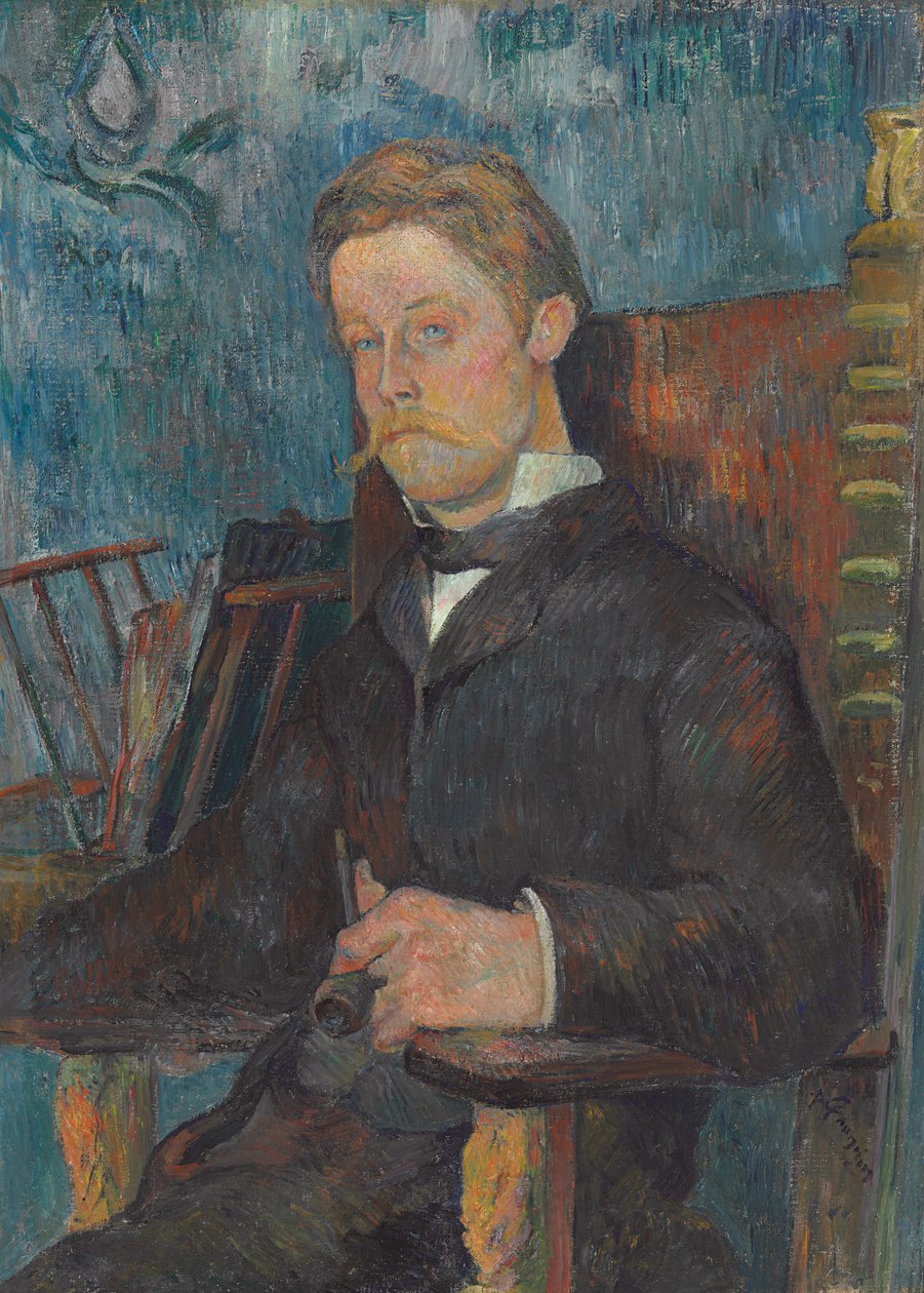 Retrato de um homem, 1884 de Paul Gauguin