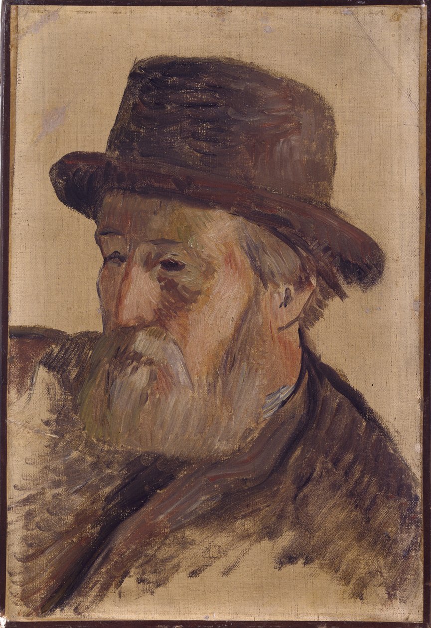 Retrato de um homem, c.1880 (óleo sobre tela) de Paul Gauguin