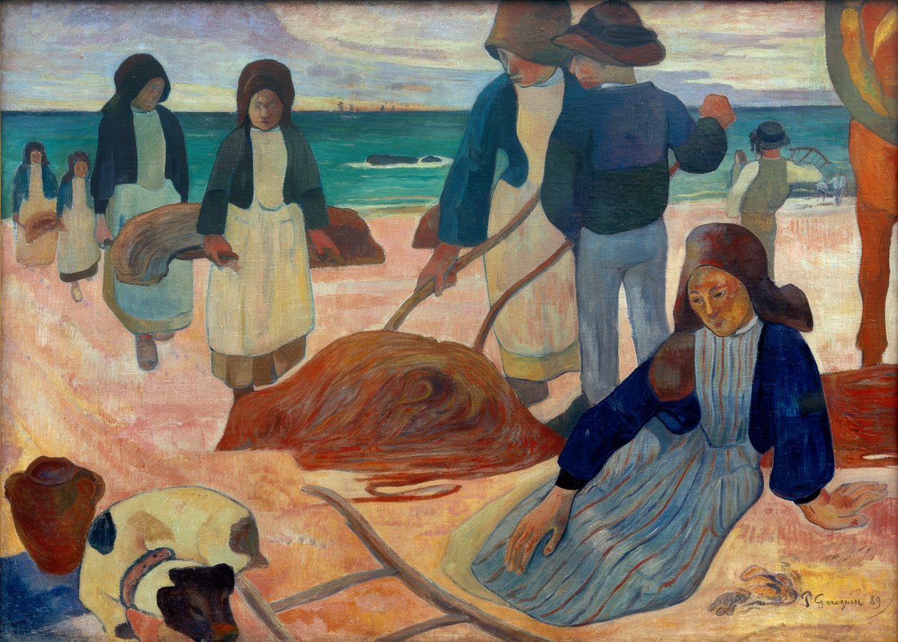 Ramasseuses de varech II (Breton Tongs Collectors II) de Paul Gauguin