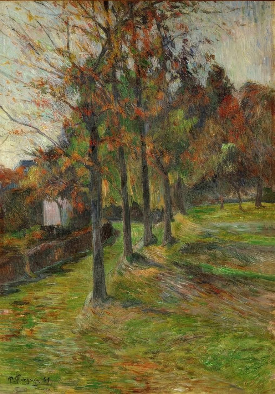 Route de Rouen II de Paul Gauguin
