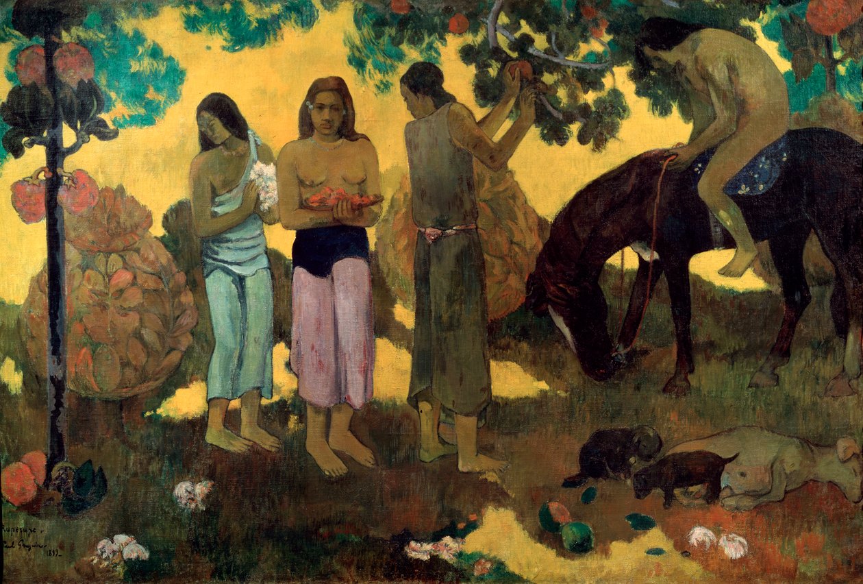 Rupe Rupe Fruit Gathering, 1899. de Paul Gauguin