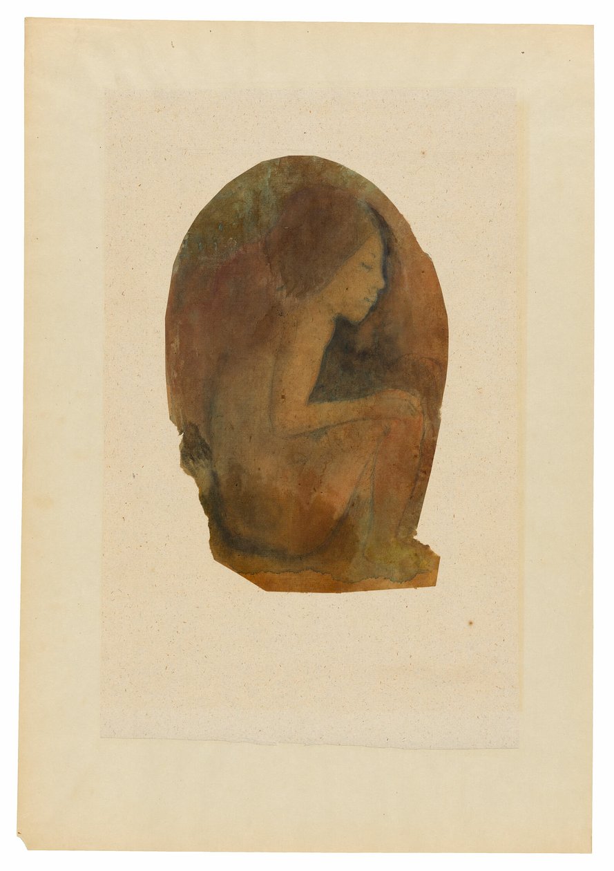 Jovens taitianos sentados de Paul Gauguin