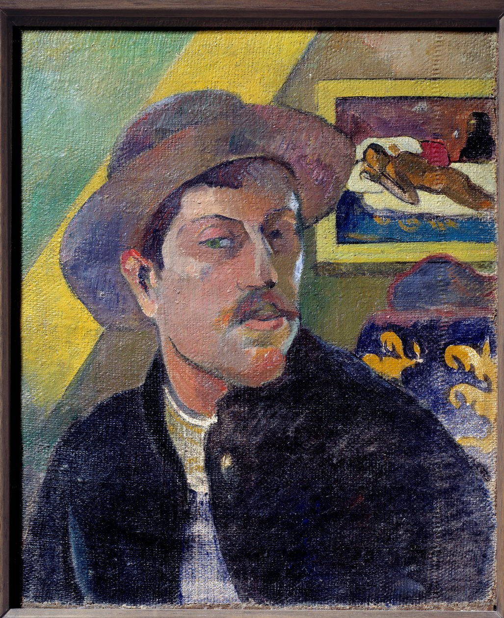 Auto-retrato. Pintura de Paul Gauguin (1848-1903) de Paul Gauguin