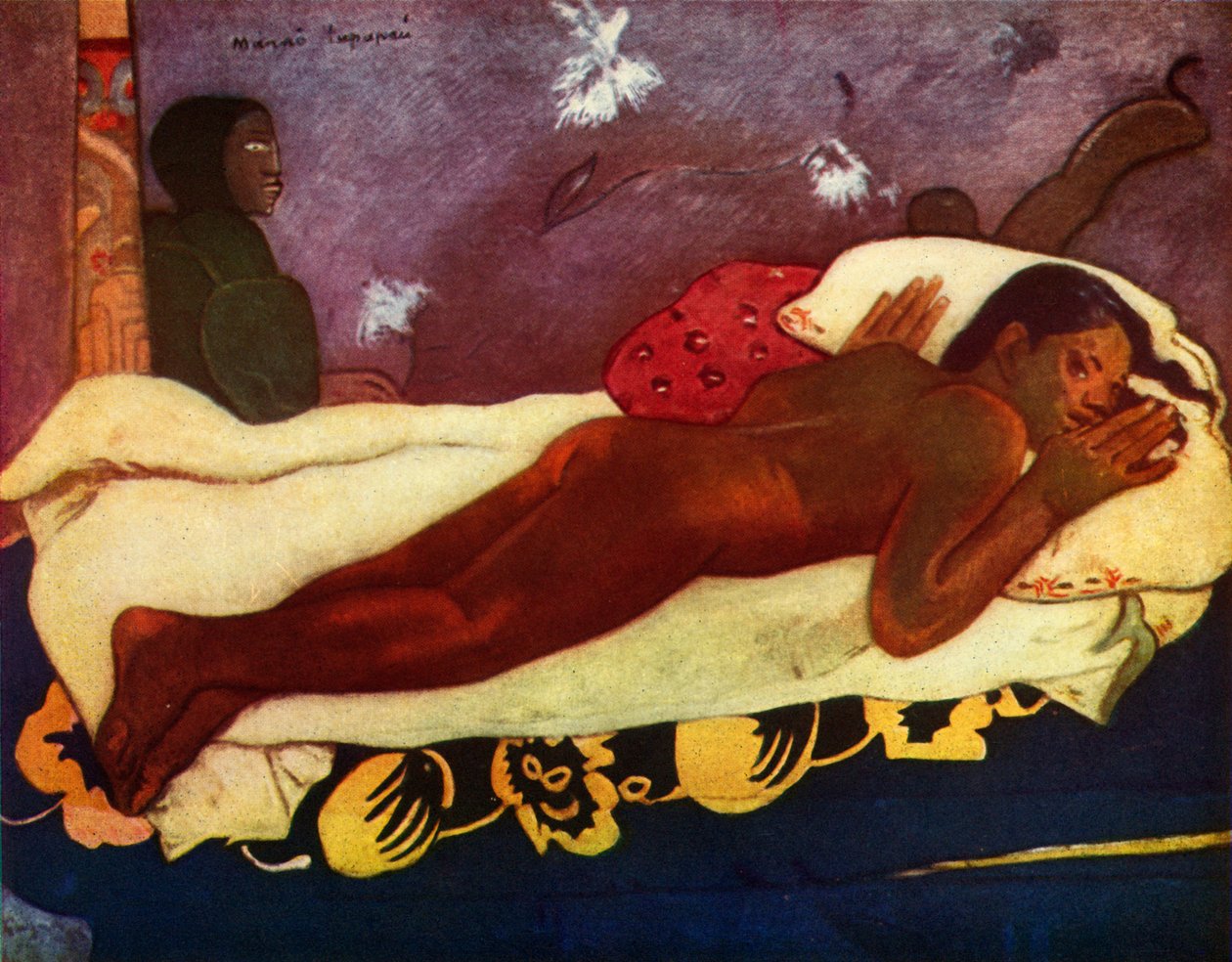 Espírito dos mortos assistindo, 1936 de Paul Gauguin