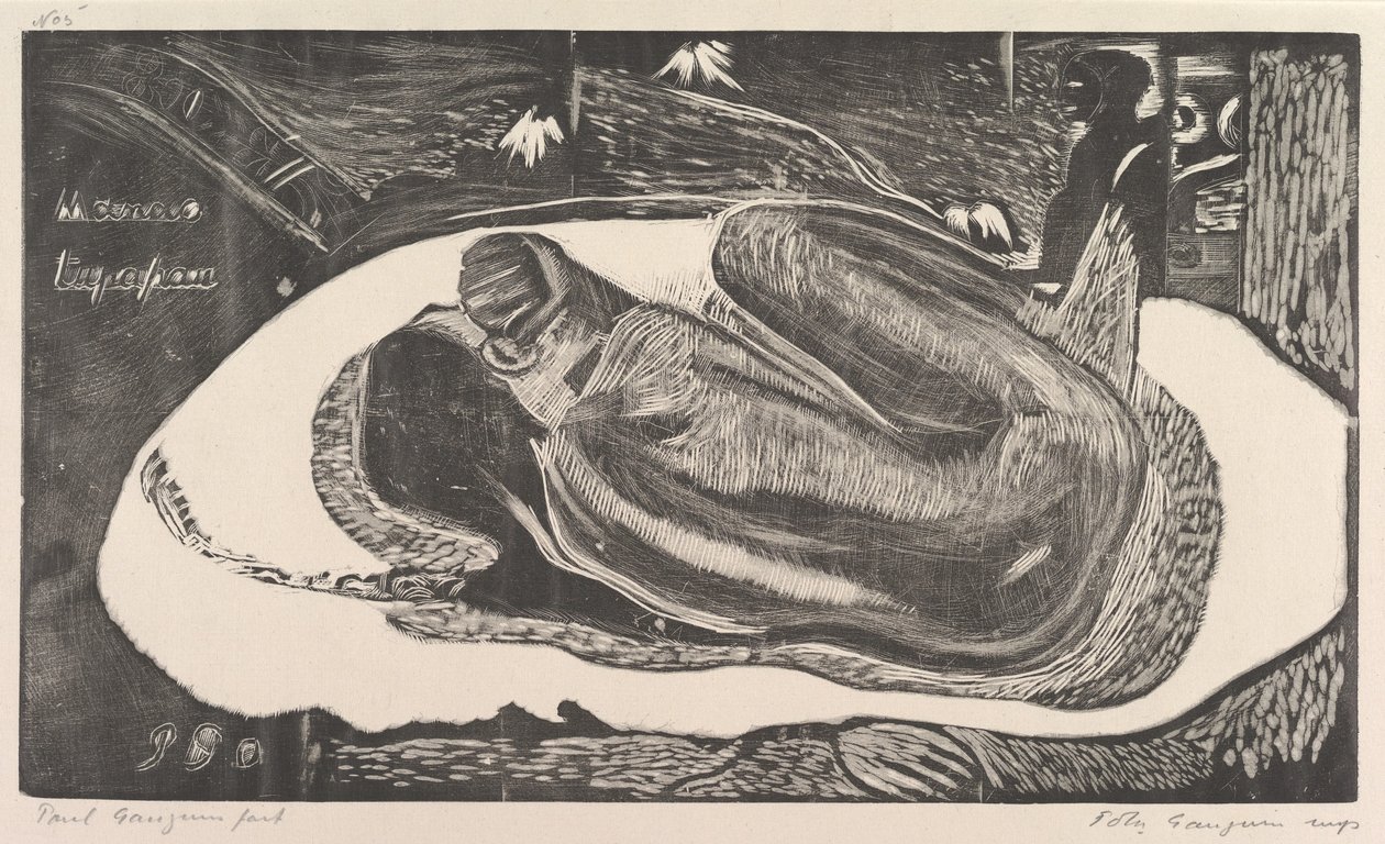 Spirit of the Dead Watching Dead, de Fragrance Noah, 1893-94. de Paul Gauguin