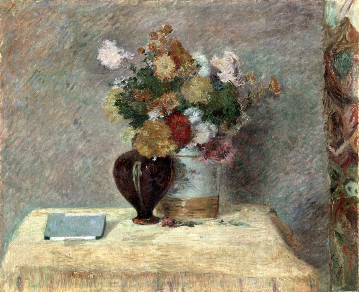 Natureza morta com flores. de Paul Gauguin