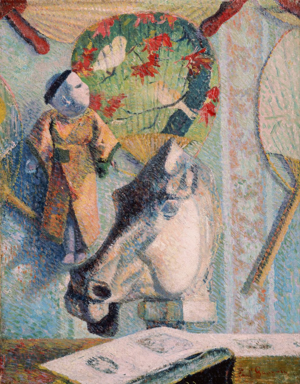 Natureza morta com cabeça de cavalo de Paul Gauguin